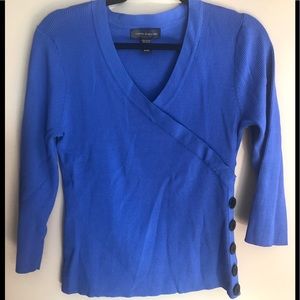 Cable and Gauge Blue Top